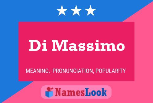 Poster del nome Di Massimo