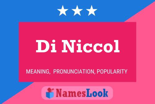 Poster del nome Di Niccol