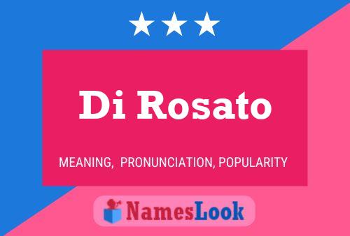 Poster del nome Di Rosato