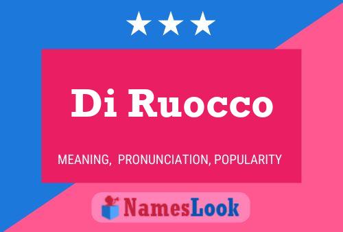 Poster del nome Di Ruocco