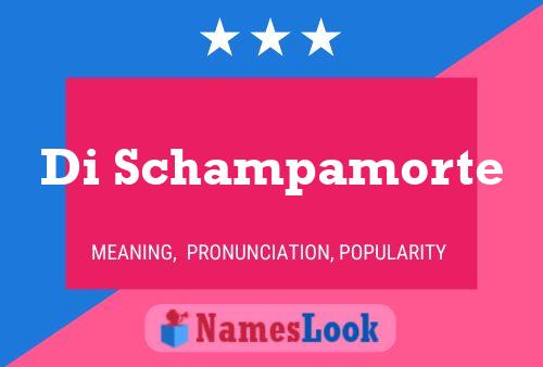 Poster del nome Di Schampamorte