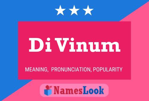 Poster del nome Di Vinum