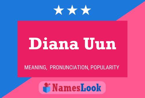 Poster del nome Diana Uun