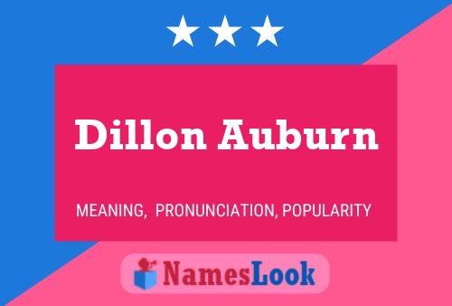 Poster del nome Dillon Auburn