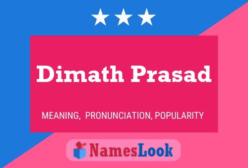 Poster del nome Dimath Prasad