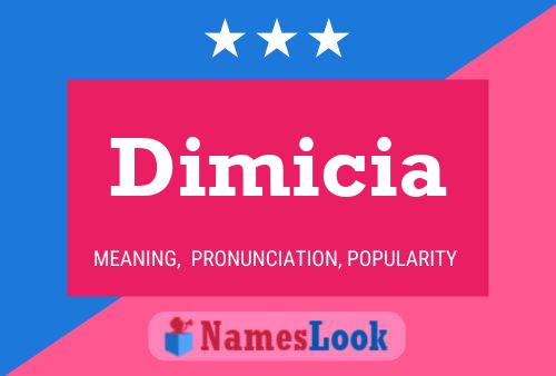 Poster del nome Dimicia