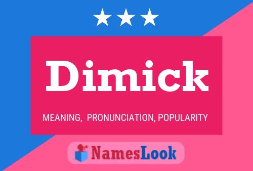 Poster del nome Dimick