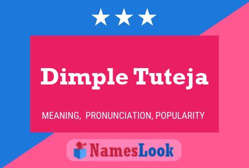 Poster del nome Dimple Tuteja