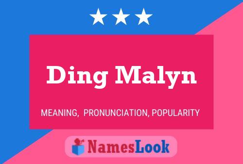 Poster del nome Ding Malyn