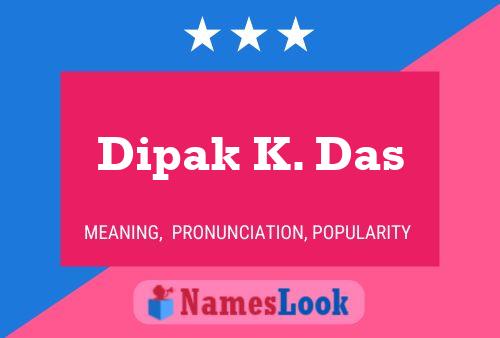 Poster del nome Dipak K. Das