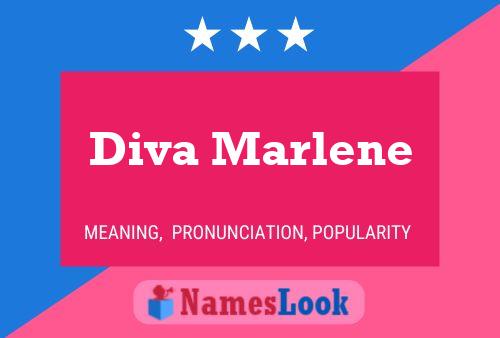 Poster del nome Diva Marlene