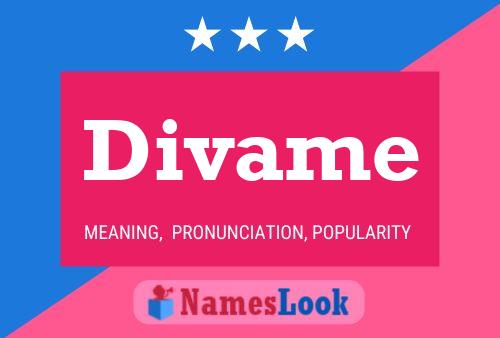 Poster del nome Divame