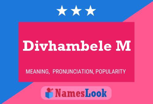 Poster del nome Divhambele M