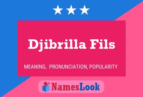 Poster del nome Djibrilla Fils