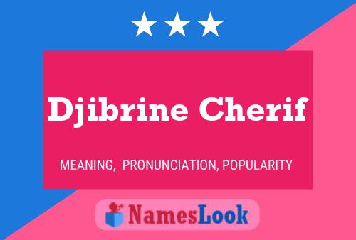 Poster del nome Djibrine Cherif