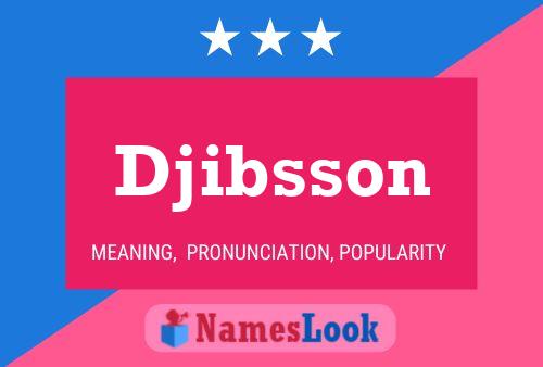 Poster del nome Djibsson