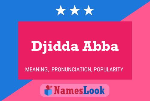 Poster del nome Djidda Abba