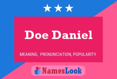 Poster del nome Doe Daniel