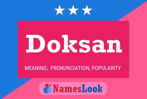 Poster del nome Doksan