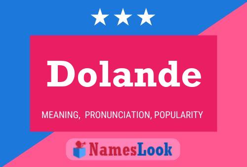 Poster del nome Dolande