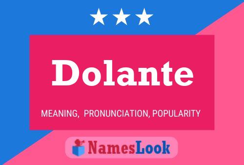 Poster del nome Dolante