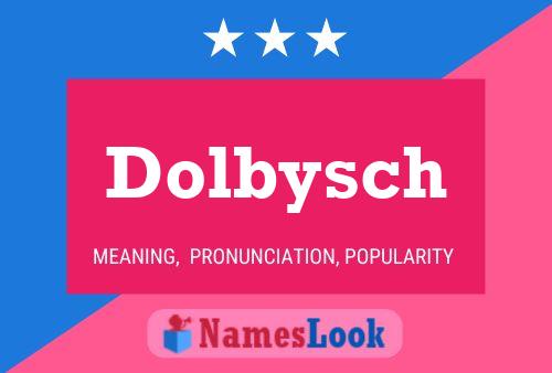 Poster del nome Dolbysch