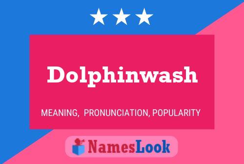 Poster del nome Dolphinwash