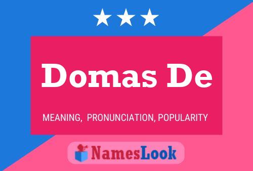 Poster del nome Domas De