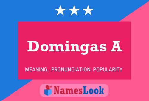 Poster del nome Domingas A