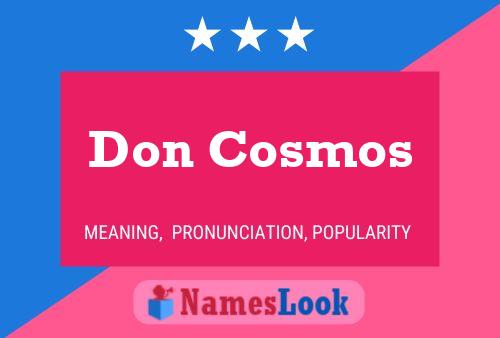 Poster del nome Don Cosmos