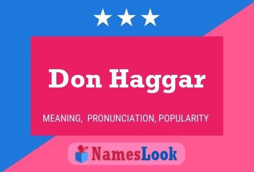 Poster del nome Don Haggar