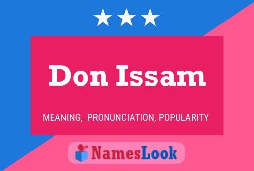 Poster del nome Don Issam