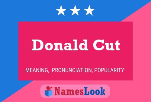 Poster del nome Donald Cut