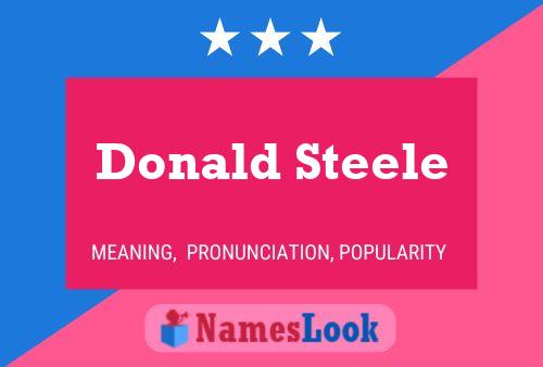 Poster del nome Donald Steele