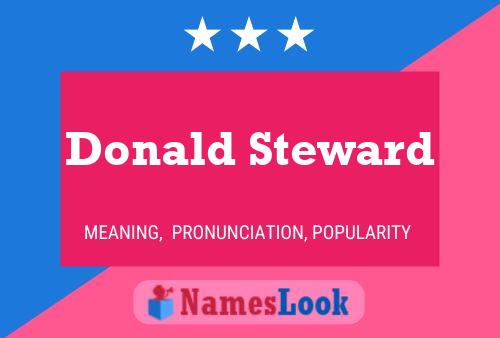 Poster del nome Donald Steward