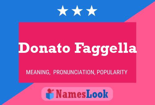 Poster del nome Donato Faggella