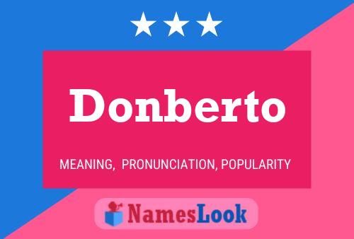 Poster del nome Donberto