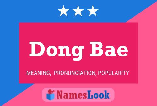 Poster del nome Dong Bae