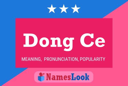 Poster del nome Dong Ce