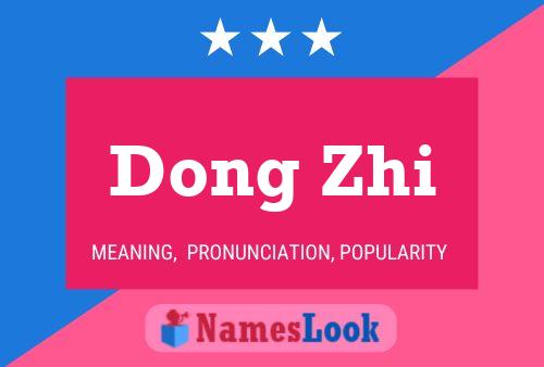 Poster del nome Dong Zhi