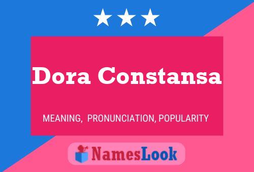 Poster del nome Dora Constansa