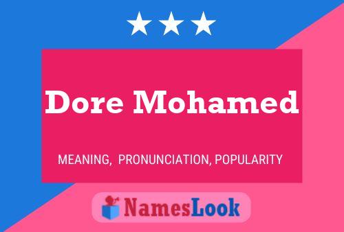 Poster del nome Dore Mohamed