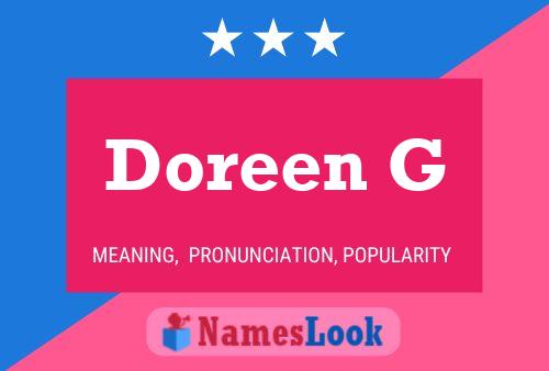 Poster del nome Doreen G