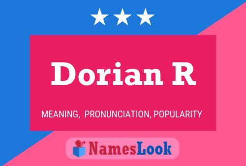 Poster del nome Dorian R