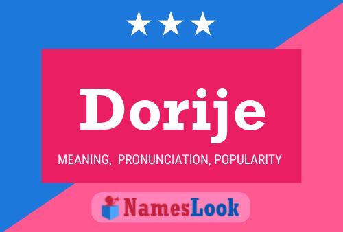 Poster del nome Dorije