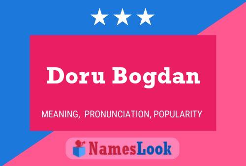 Poster del nome Doru Bogdan