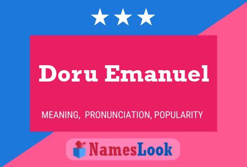 Poster del nome Doru Emanuel