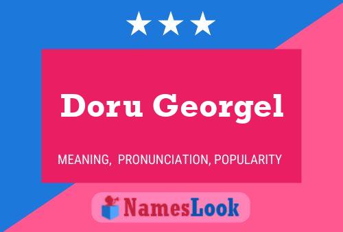 Poster del nome Doru Georgel