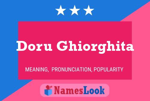 Poster del nome Doru Ghiorghita