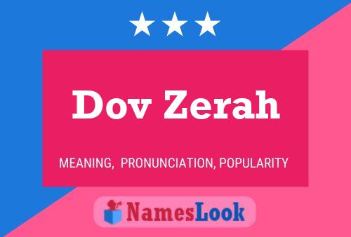 Poster del nome Dov Zerah